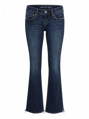 Vintage American Eagle Low Rise Flare Jeans 0 Regular Y2K